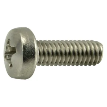 4 mm - 0.70 x 12 mm Machine Screw, Phillips Pan Head, Zinc 