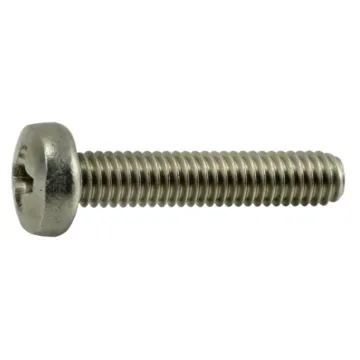 4 mm - 0.70 x 20 mm Machine Screw, Phillips Pan Head, Zinc 