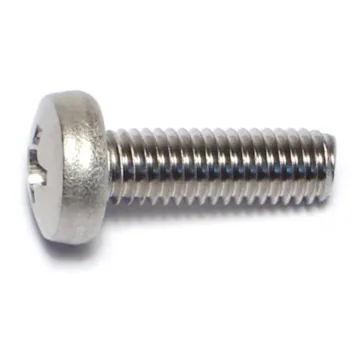 5 mm - 0.80 x 16 mm Machine Screw, Phillips Pan Head, Zinc 