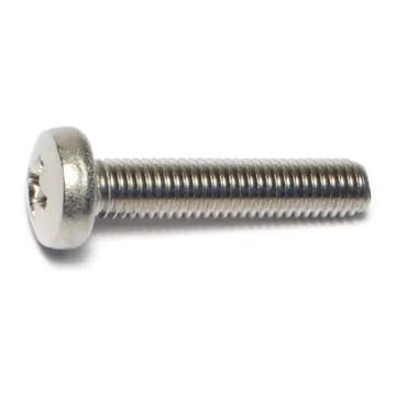 5 mm - 0.80 x 25 mm Machine Screw, Phillips Pan Head, Zinc 