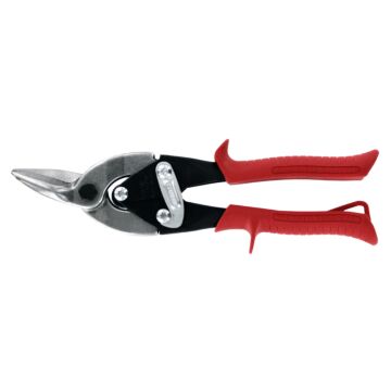 Midwest Left Cut Aviation Snip (Red) 10 in.