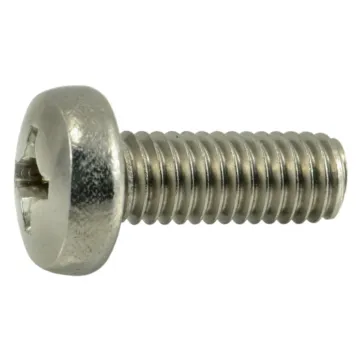 6 mm - 1.00 x 16 mm Machine Screw, Phillips Pan Head, Zinc 