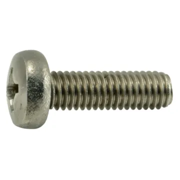 6 mm - 1.00 x 20 mm Machine Screw, Phillips Pan Head, Zinc 