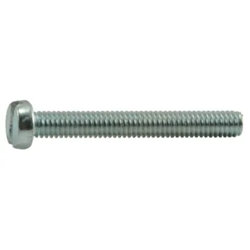 2.5 mm - 0.45 x 20 mm Machine Screw, Phillips Pan Head, Zinc 