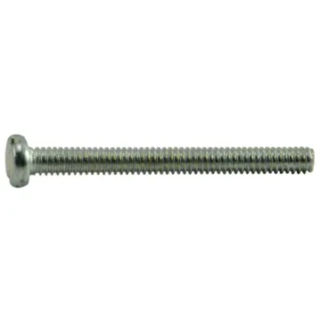 2 mm - 0.40 x 20 mm Machine Screw, Phillips Pan Head, Zinc 
