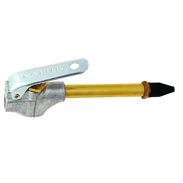 Milton Lever-Style Grip Industrial Air Blow Gun with Rubber Tip, 1/4" NPT, S-153
