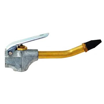 Milton 1/4 in NPT 11.4 scfm Lever Style Blow Gun and Bent Nozzle