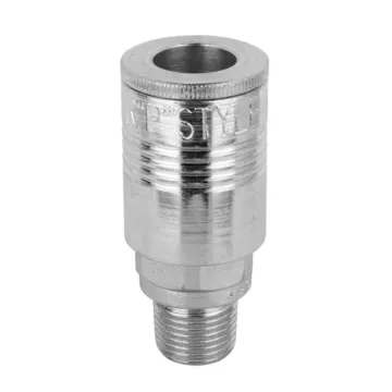 Milton 3/8 in MNPT Steel P-Style Hose Coupler