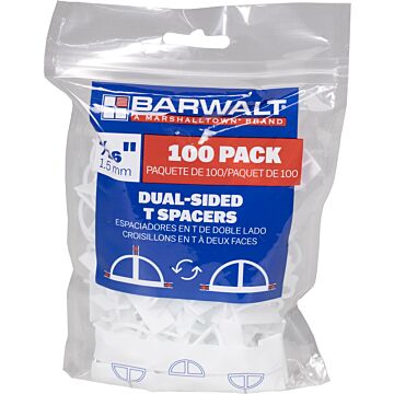Marshalltown Dual-Sided T-spacer 1/16" 100 pk