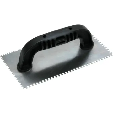 Marshalltown QLT 1/16 In. Square Notched & 1/16 In. U-Notched Trowel w/Black Handle