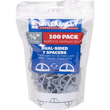 Marshalltown Dual-Sided T-spacer 1/8" 100pk