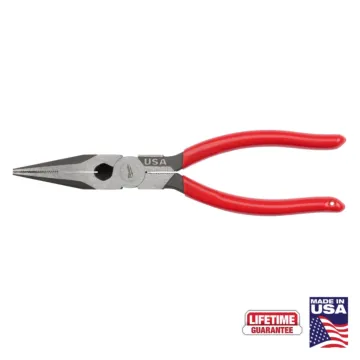 Milwaukee 8" Long Nose Dipped Grip Pliers (USA)