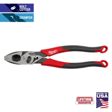 Milwaukee 9" Lineman's Comfort Grip Pliers w/ Crimper and Bolt Cutter (USA)