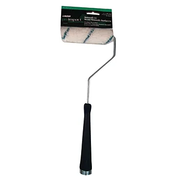 Linzer  Mini Roller, 3/8 in Nap, Microfiber Cloth Cover, Threaded Handle, 4 in L Roller