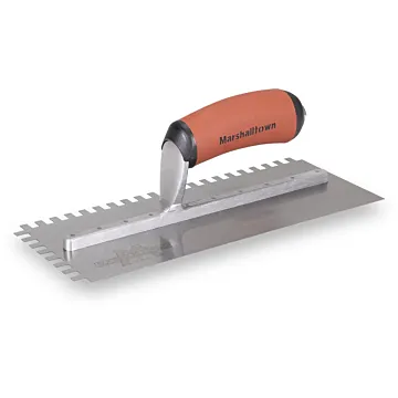 Marshalltown Standard Square Notched Trowel 11 in. x 4-1/2 in. with DuroSoft® Handle