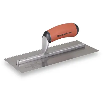 Marshalltown Standard V-Notched Trowel 11 in. x 4-1/2 in. with DuroSoft® Handle
