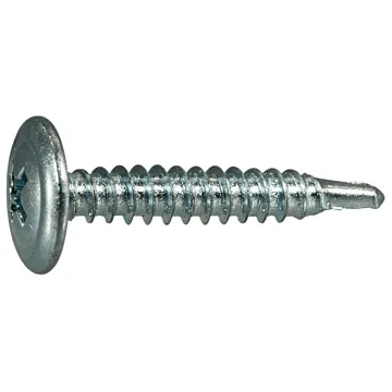 #8 x 1" Modified Truss Lath Self-Drilling Screw, Zinc (Bulk Box 1 lb)