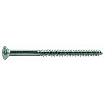 #10 x 3" Phillips Flat Head, Wood Screw, Zinc (Bulk Box 1 lb)