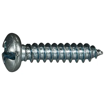 #8 x 3/4" Combo Pan Head, Sheet Metal Screw, Zinc (Bulk Box 1 lb)