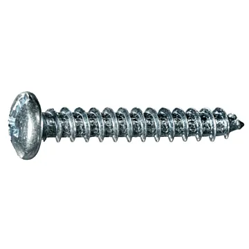 #10 x 1-1/4" Combo Pan Head, Sheet Metal Screw, Zinc (Bulk Box 1 lb)