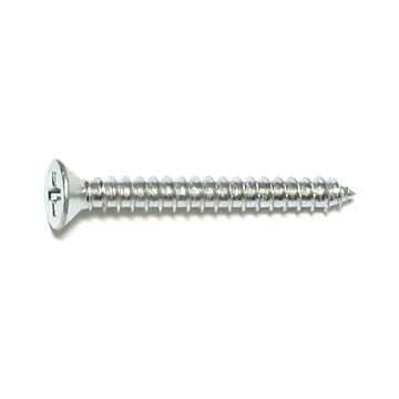 #6 x 1-1/4" Phillips Flat Head, Sheet Metal Screw, Zinc (Bulk Box 1 lb)