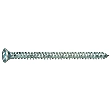 #8 x 2-1/2" Phillips Flat Head, Sheet Metal Screw, Zinc (Bulk Box 1 lb)