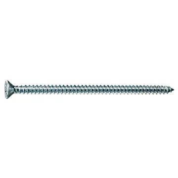 #8 x 3" Phillips Flat Head, Sheet Metal Screw, Zinc (Bulk Box 1 lb)