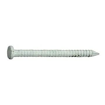 1" White Painted Steel Panel Flat Head Nails