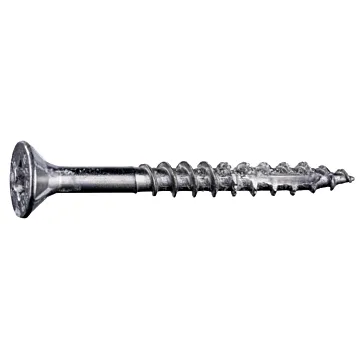 #9 x 1-3/4" Star Flat Head, Wood Screw, Stainless Steel (Bulk Box 1 lb)