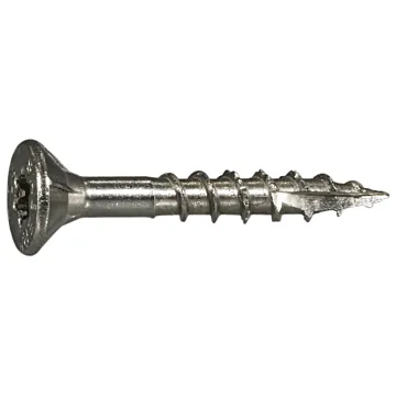 #9 x 1-1/4" Star Flat Head, Wood Screw, Stainless Steel (Bulk Box 1 lb)