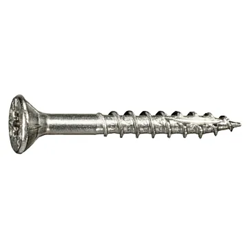 #9 x 1-1/2" Star Flat Head, Wood Screw, Stainless Steel (Bulk Box 1 lb)
