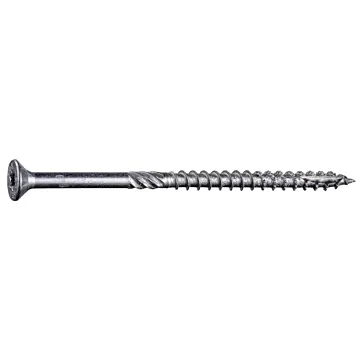 #10 x 3-1/2" Star Flat Head, Wood Screw, Stainless Steel (Bulk Box 1 lb)