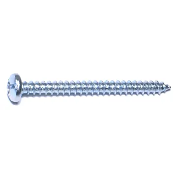 #12 x 2-1/2" Combo Pan Head, Sheet Metal Screw, Zinc (Bulk Box 1 lb)