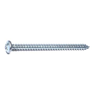 #12 x 3" Combo Pan Head, Sheet Metal Screw, Zinc (Bulk Box 1 lb)