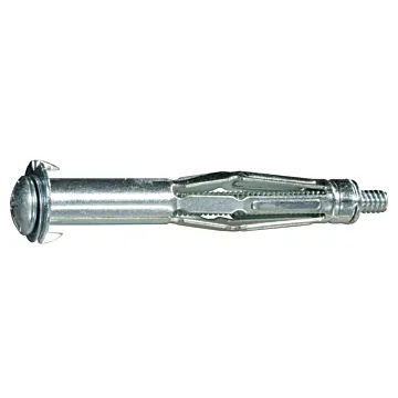 Hollow Wall Anchor (Zinc) Short - 1/4 in.