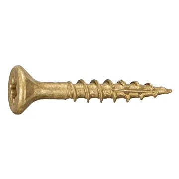 #9 x 1-1/4" Star Flat Head, Wood Screw, XL1500 Coated, Tan (Bulk Box 1 lb)