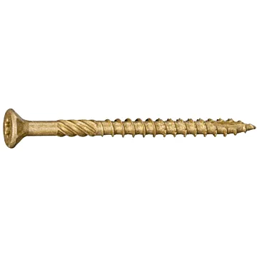 #9 x 2-1/2" Star Flat Head, Wood Screw, XL1500 Coated, Tan (Bulk Box 1 lb)