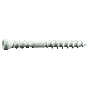 #8 x 1-5/8" Star Drive, Trim Head Screw, XL1500 Coated, White (Bulk Box 1 lb)