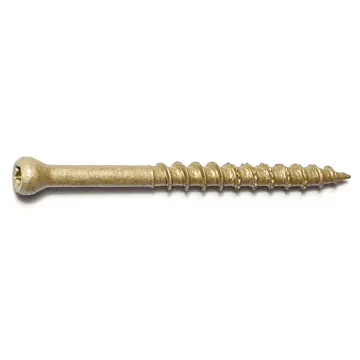 #8 x 2" Star Drive, Trim Head Screw, XL1500 Coated, Tan (Bulk Box 1 lb)