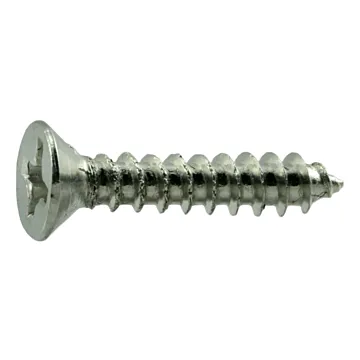 #6 x 3/4" Phillips Flat Head, Wood Screw, Zinc (Bulk Box 22 pk)