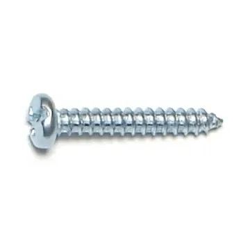 #4 x 3/4" Combo Pan Head, Sheet Metal Screw, Zinc (Bulk Box 22 pk)