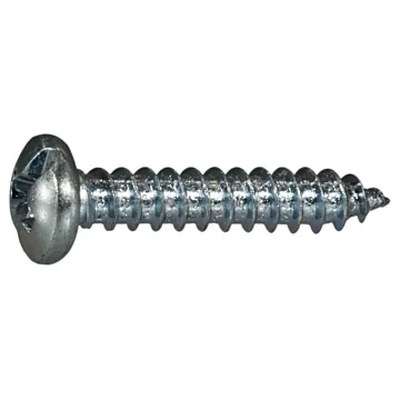 #6 x 3/4" Combo Pan Head, Sheet Metal Screw, Zinc (Bulk Box 18 pk)