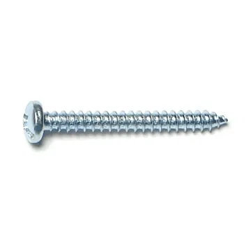 #6 x 1-1/4" Combo Pan Head, Sheet Metal Screw, Zinc (Bulk Box 12 pk)