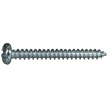 #8 x 1-1/2" Combo Pan Head, Sheet Metal Screw, Zinc (Bulk Box 8 pk)