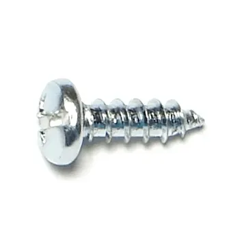 #10 x 5/8" Combo Pan Head, Sheet Metal Screw, Zinc (Bulk Box 10 pk)