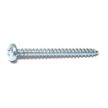 #10 x 2" Combo Pan Head, Sheet Metal Screw, Zinc (Bulk Box 5 pk)