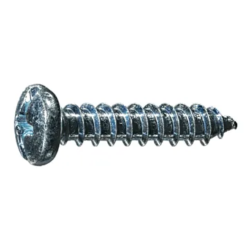 #14 x 1-1/4" Combo Pan Head, Sheet Metal Screw, Zinc (Bulk Box 3 pk)