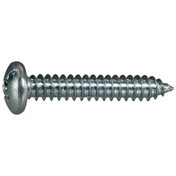#14 x 1-1/2" Combo Pan Head, Sheet Metal Screw, Zinc (Bulk Box 3 pk)