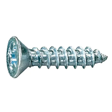 #8 x 3/4" Phillips Flat Head, Sheet Metal Screw, Zinc (Bulk Box 14 pk)