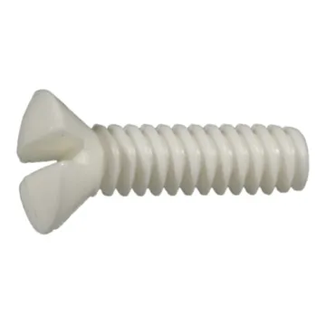 Switch Plate Screw (Nylon - White)  6-32 x 1/2 in.